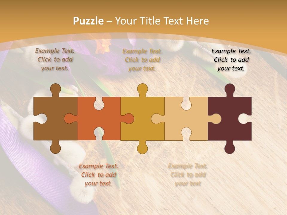 Beautiful Blue Nobody PowerPoint Template