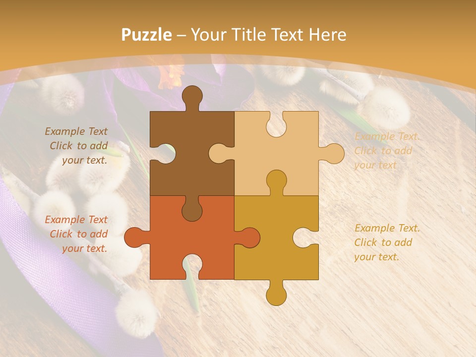 Beautiful Blue Nobody PowerPoint Template