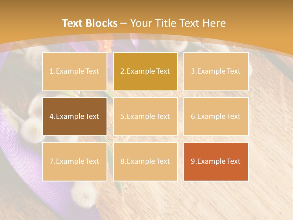 Beautiful Blue Nobody PowerPoint Template