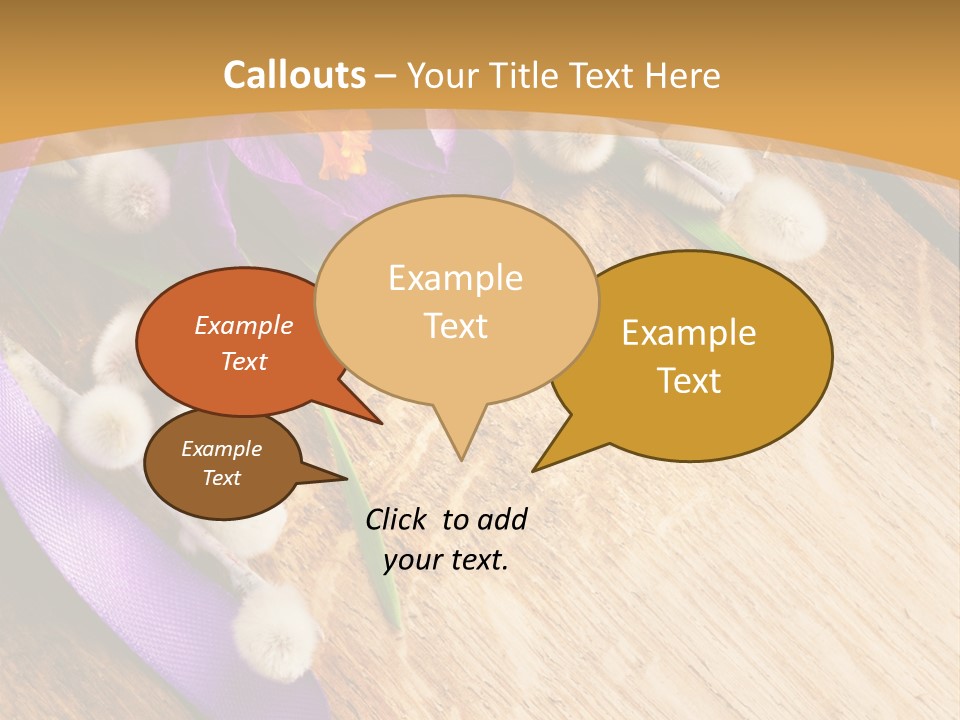 Beautiful Blue Nobody PowerPoint Template