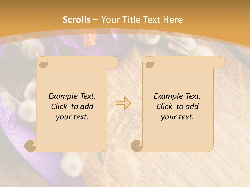 Beautiful Blue Nobody PowerPoint Template