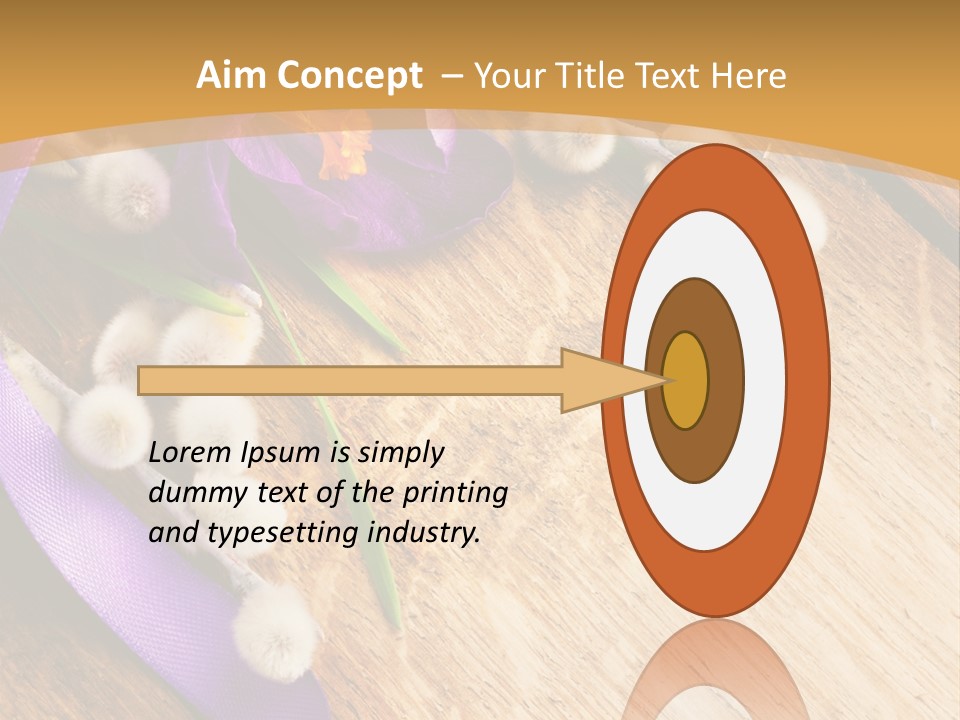 Beautiful Blue Nobody PowerPoint Template