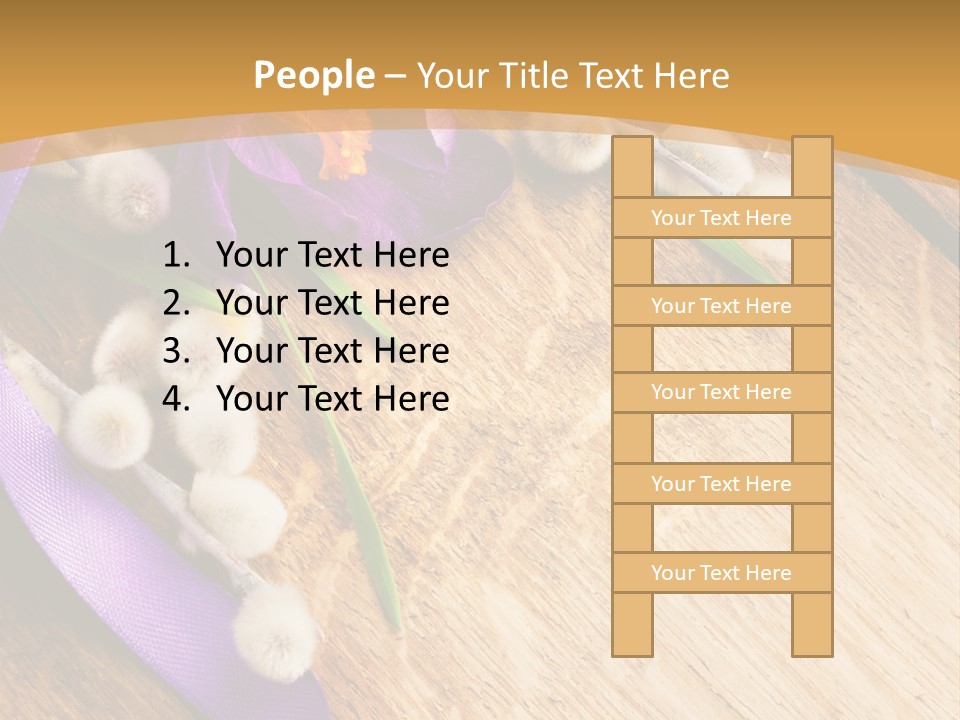 Beautiful Blue Nobody PowerPoint Template