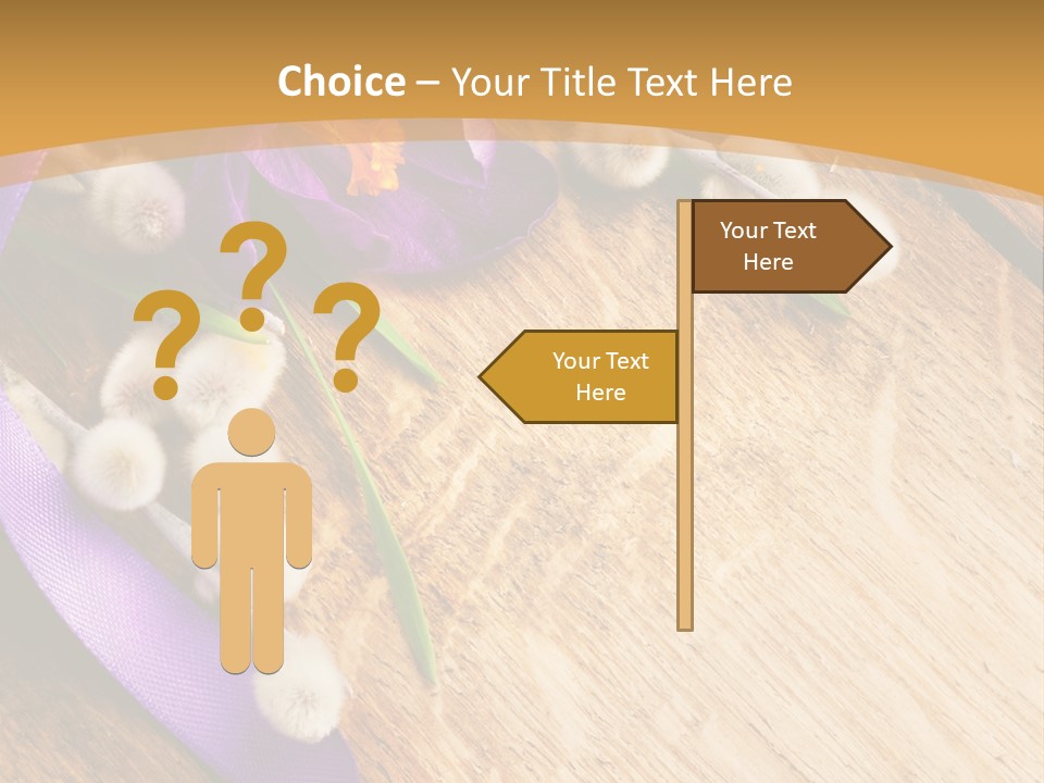 Beautiful Blue Nobody PowerPoint Template