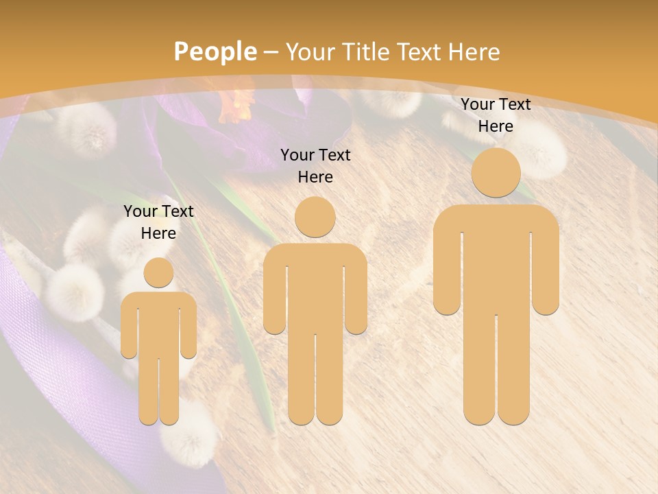 Beautiful Blue Nobody PowerPoint Template