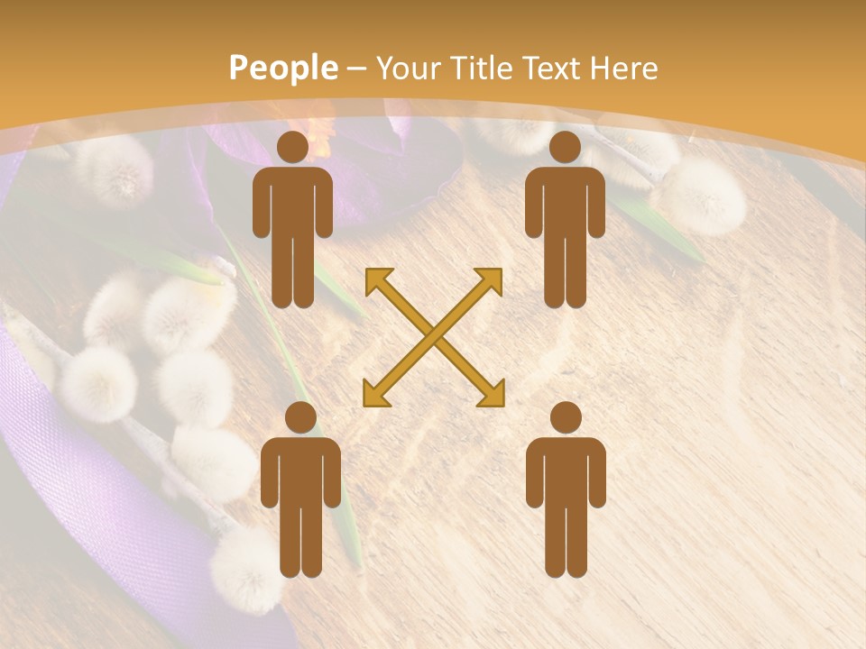 Beautiful Blue Nobody PowerPoint Template