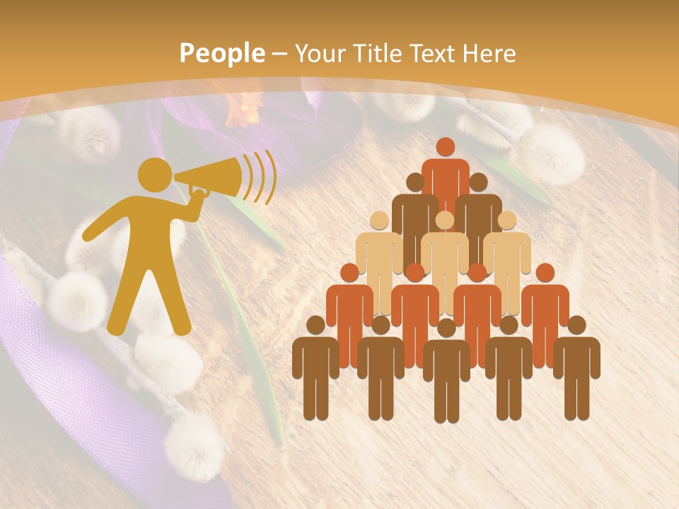 Beautiful Blue Nobody PowerPoint Template