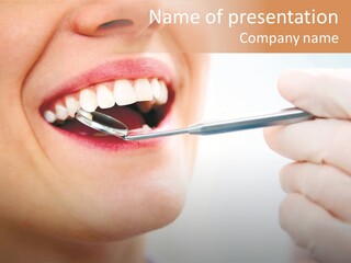 Dentist Clinical Stomatology PowerPoint Template