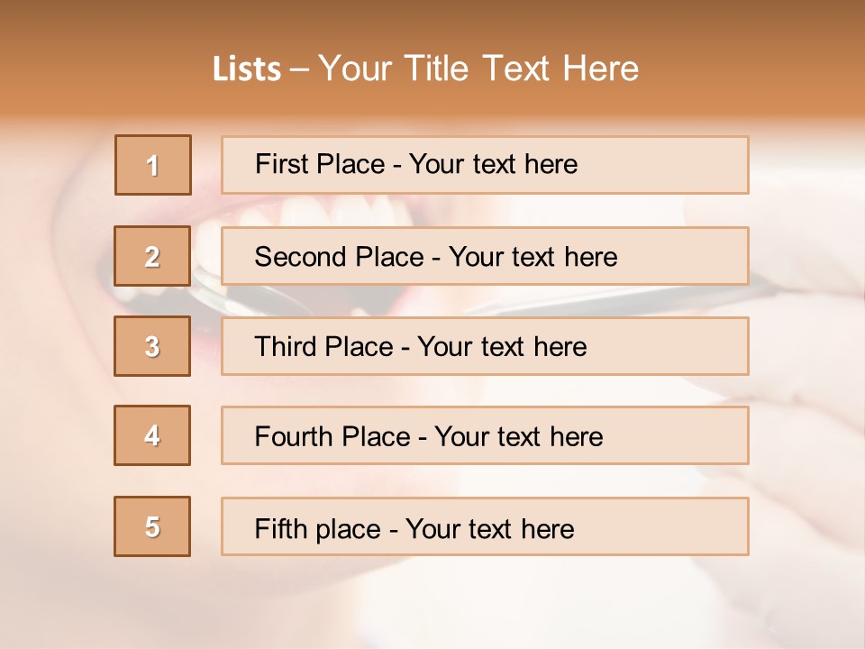 Dentist Clinical Stomatology PowerPoint Template