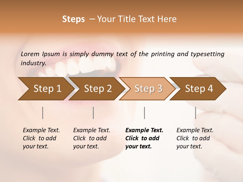 Dentist Clinical Stomatology PowerPoint Template