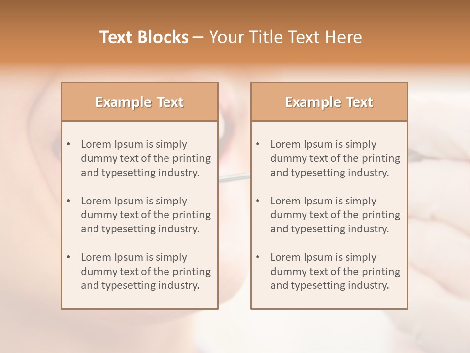 Dentist Clinical Stomatology PowerPoint Template