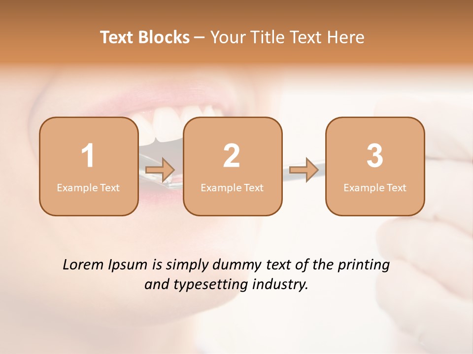 Dentist Clinical Stomatology PowerPoint Template
