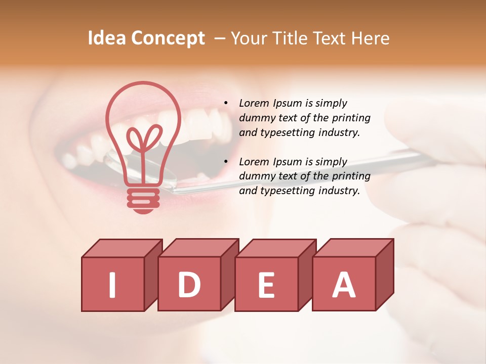 Dentist Clinical Stomatology PowerPoint Template