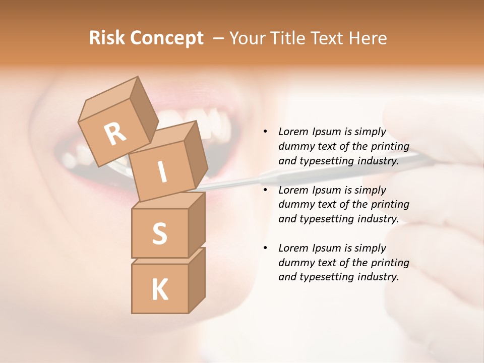 Dentist Clinical Stomatology PowerPoint Template