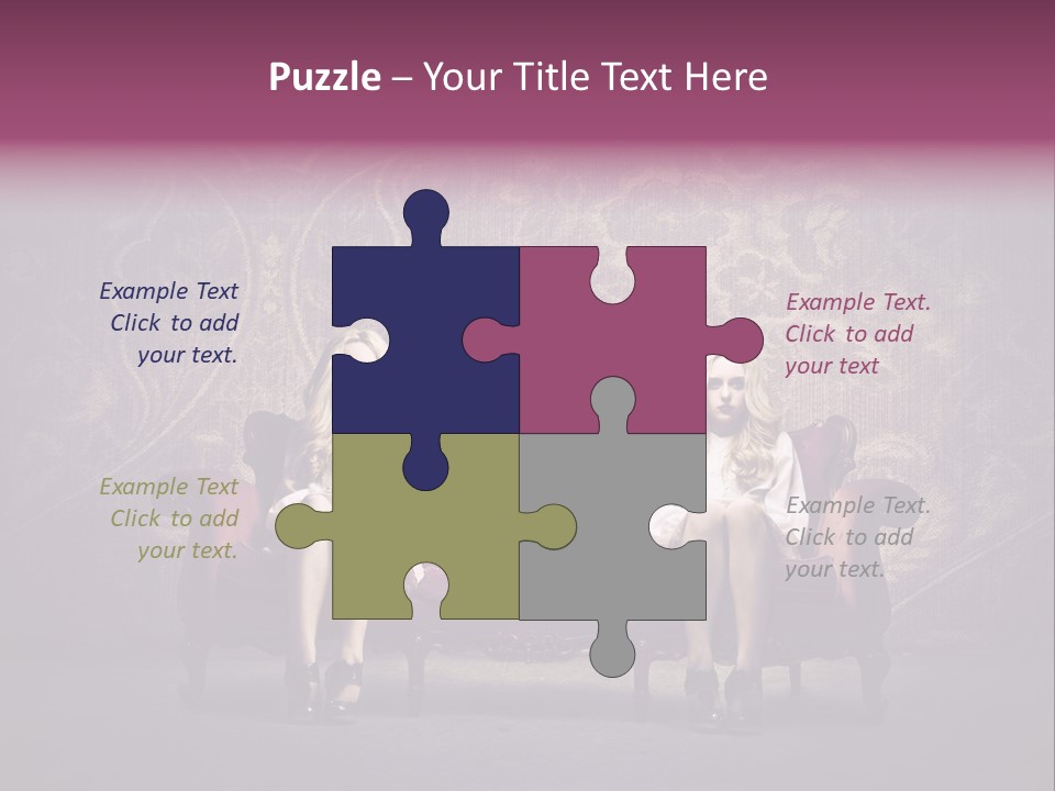 Furniture Beauty Family PowerPoint Template