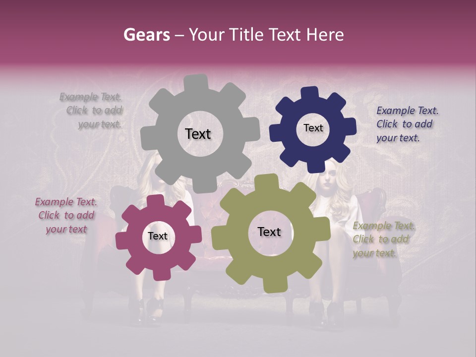 Furniture Beauty Family PowerPoint Template