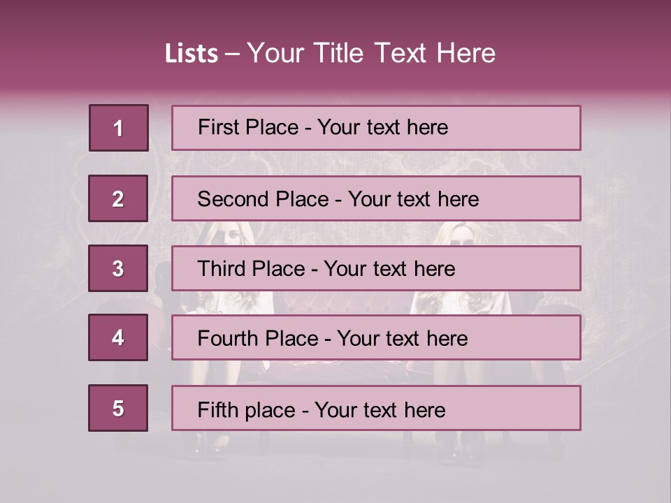 Furniture Beauty Family PowerPoint Template