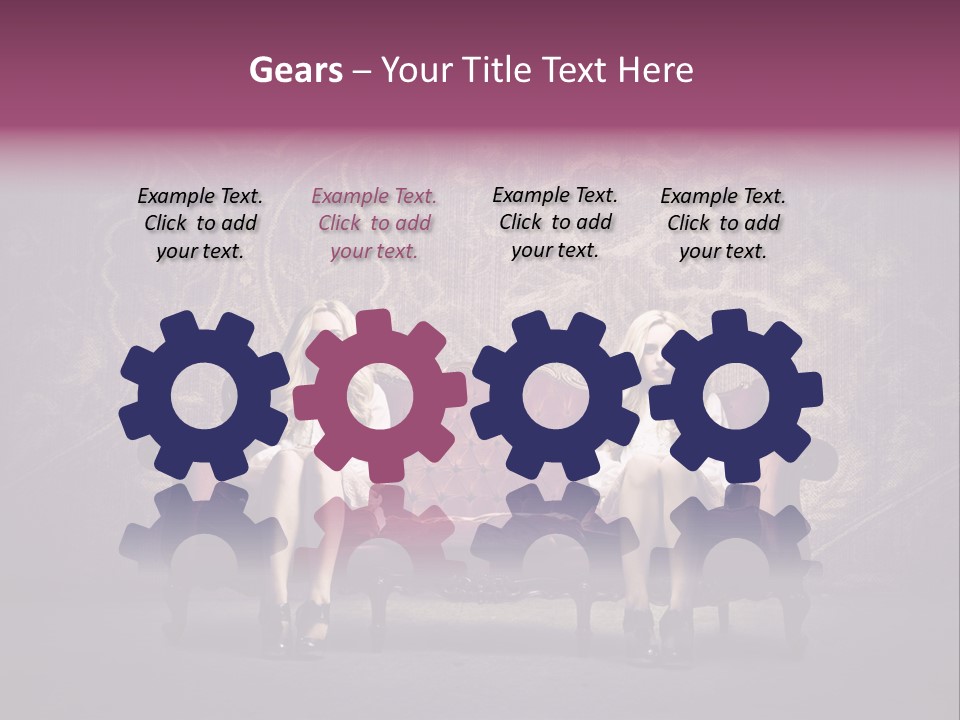 Furniture Beauty Family PowerPoint Template