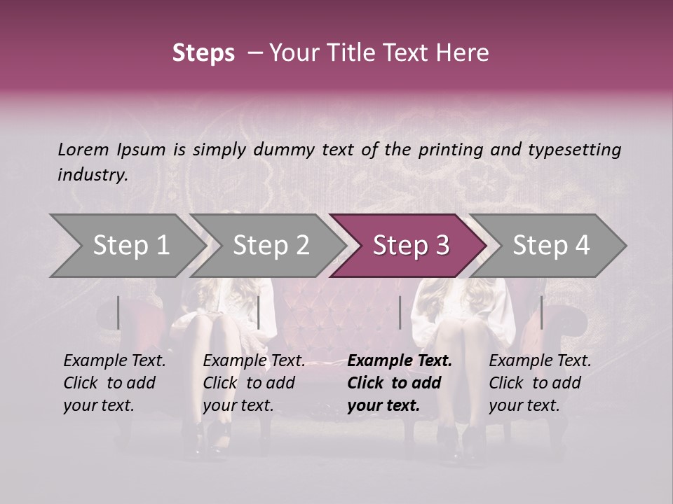 Furniture Beauty Family PowerPoint Template