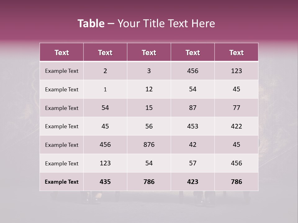 Furniture Beauty Family PowerPoint Template