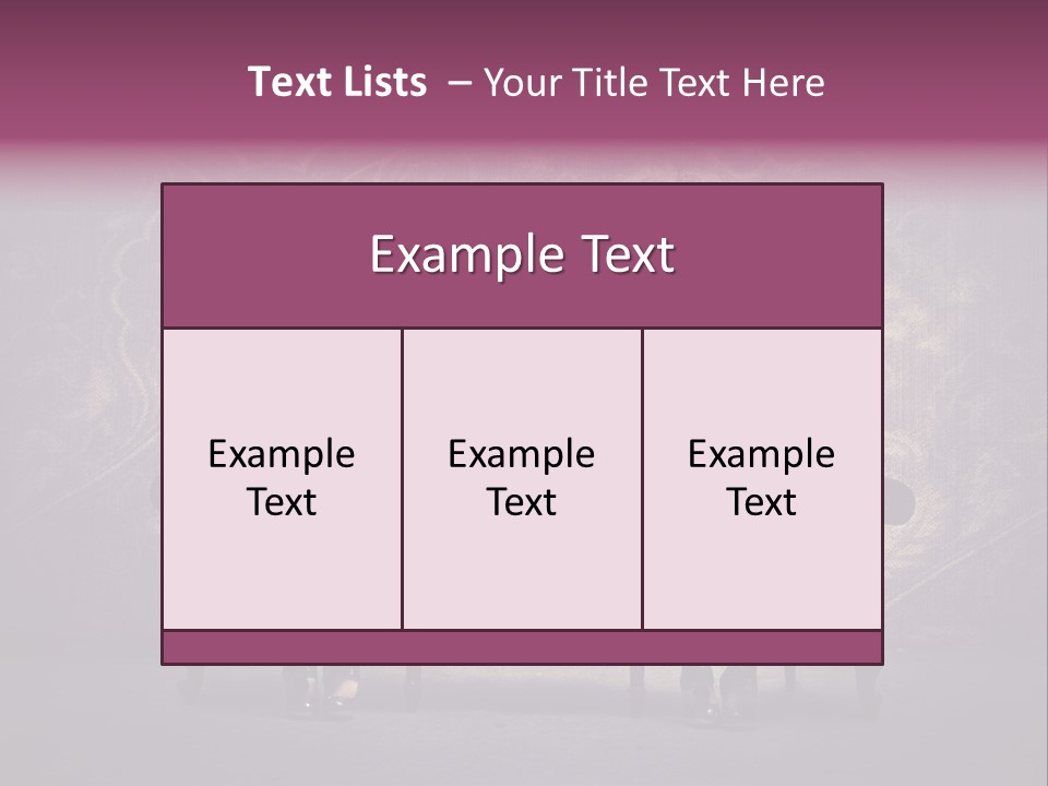 Furniture Beauty Family PowerPoint Template