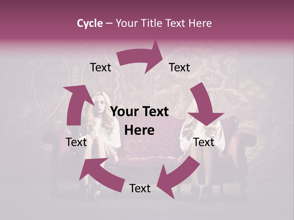 Furniture Beauty Family PowerPoint Template