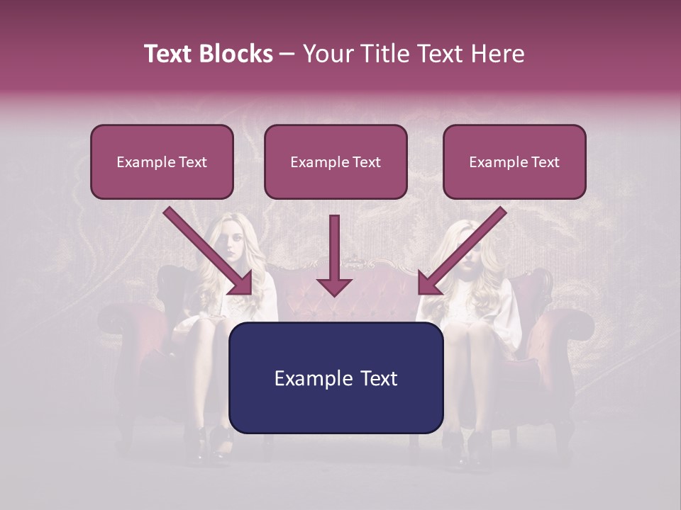 Furniture Beauty Family PowerPoint Template