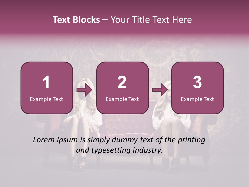 Furniture Beauty Family PowerPoint Template