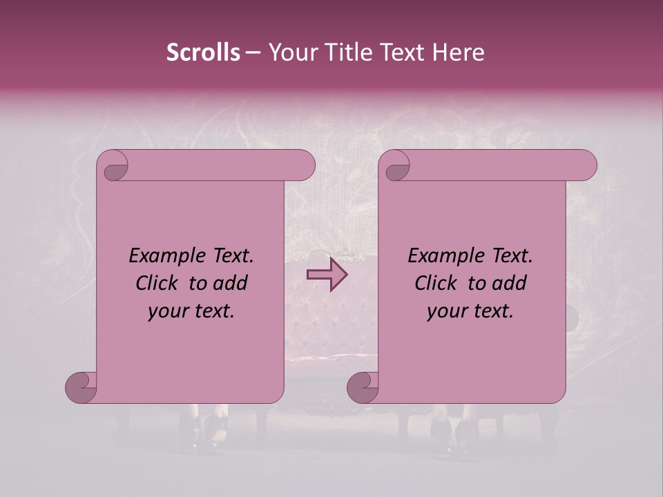 Furniture Beauty Family PowerPoint Template