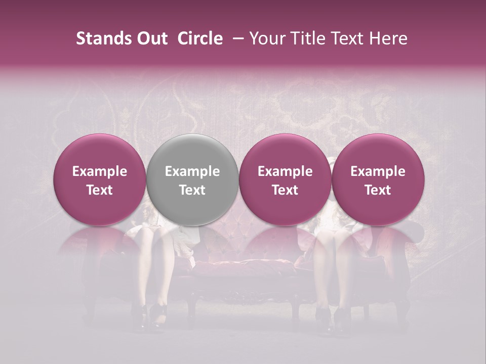 Furniture Beauty Family PowerPoint Template