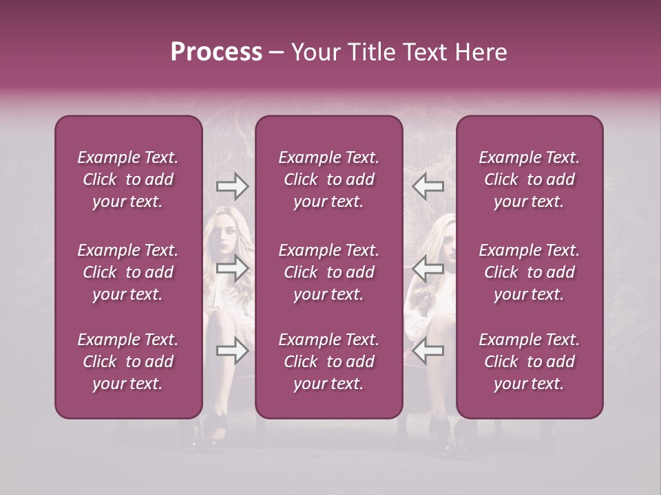 Furniture Beauty Family PowerPoint Template