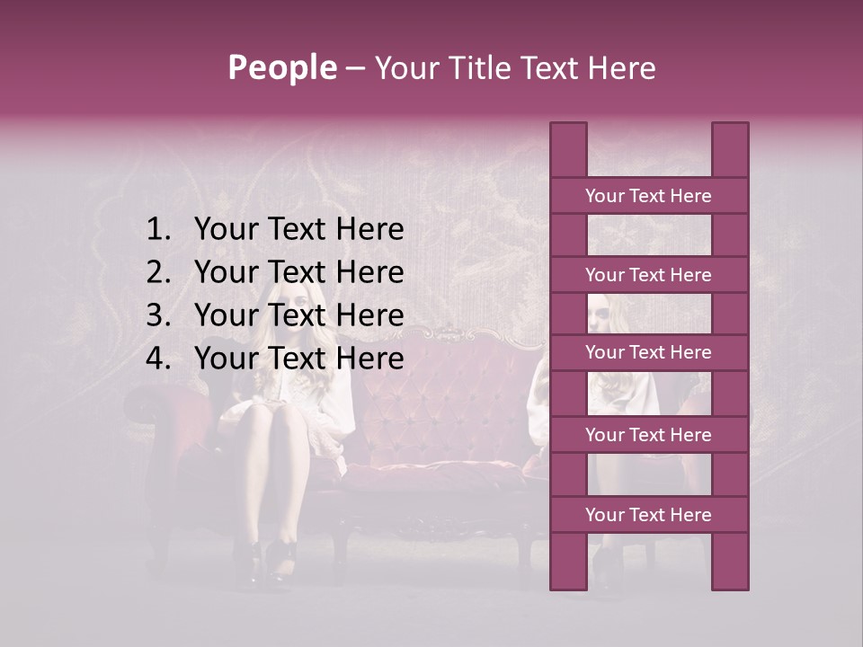 Furniture Beauty Family PowerPoint Template