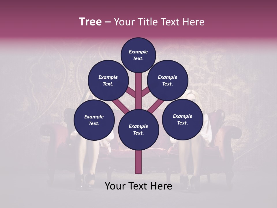 Furniture Beauty Family PowerPoint Template