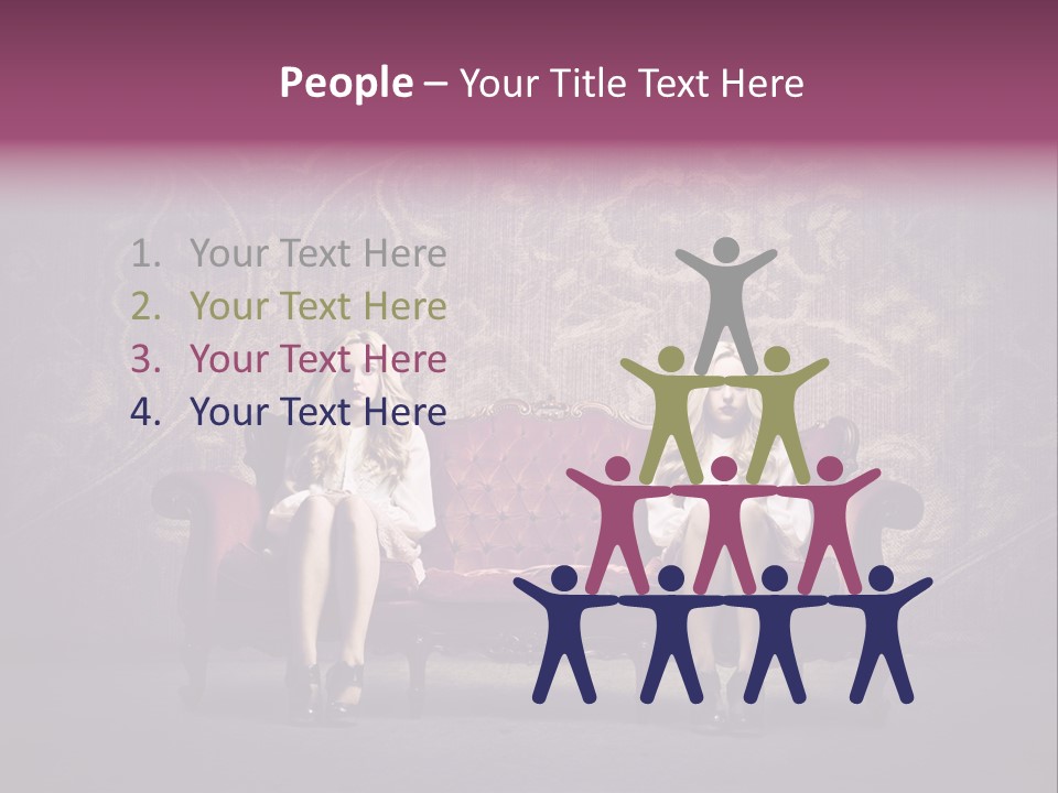 Furniture Beauty Family PowerPoint Template