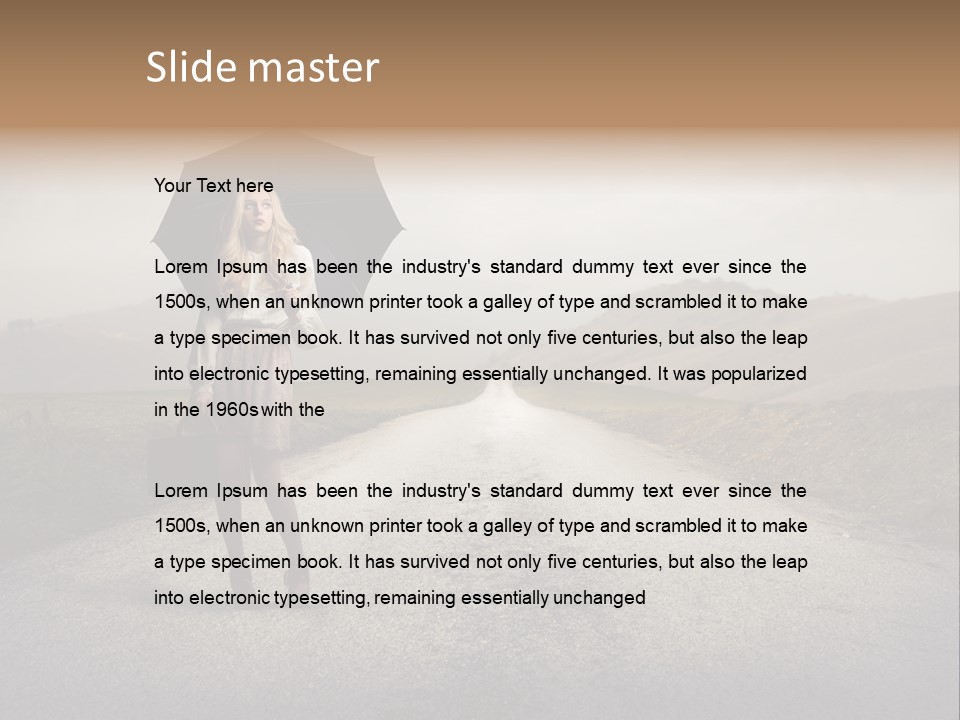 Profile Fashion Look PowerPoint Template