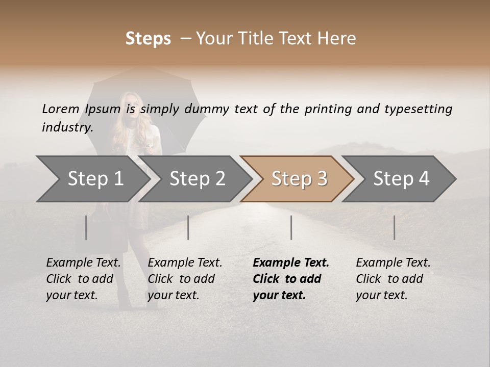 Profile Fashion Look PowerPoint Template