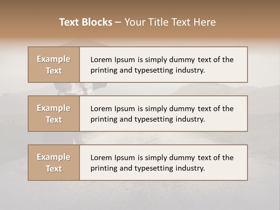 Profile Fashion Look PowerPoint Template