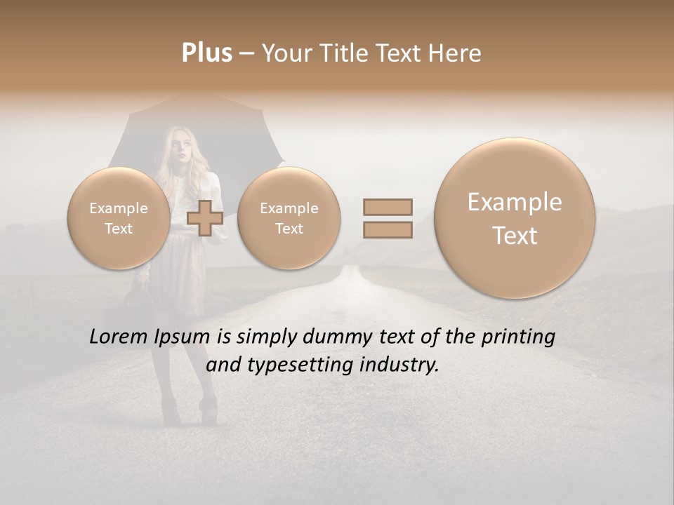 Profile Fashion Look PowerPoint Template
