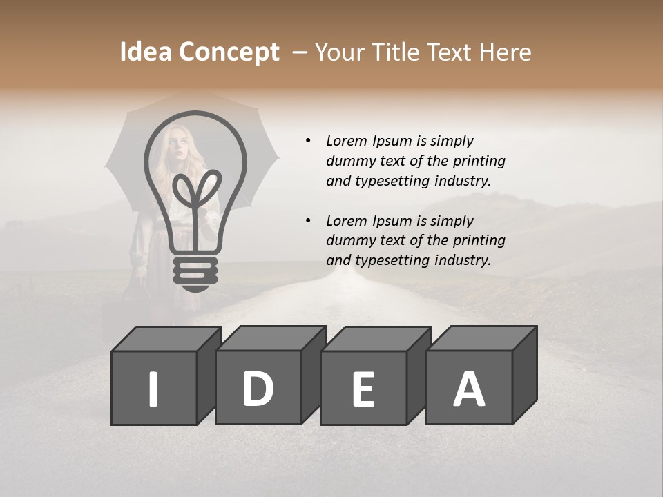 Profile Fashion Look PowerPoint Template