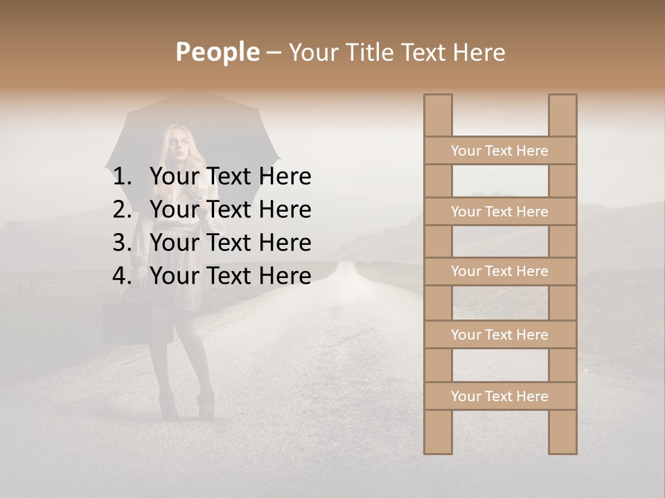 Profile Fashion Look PowerPoint Template