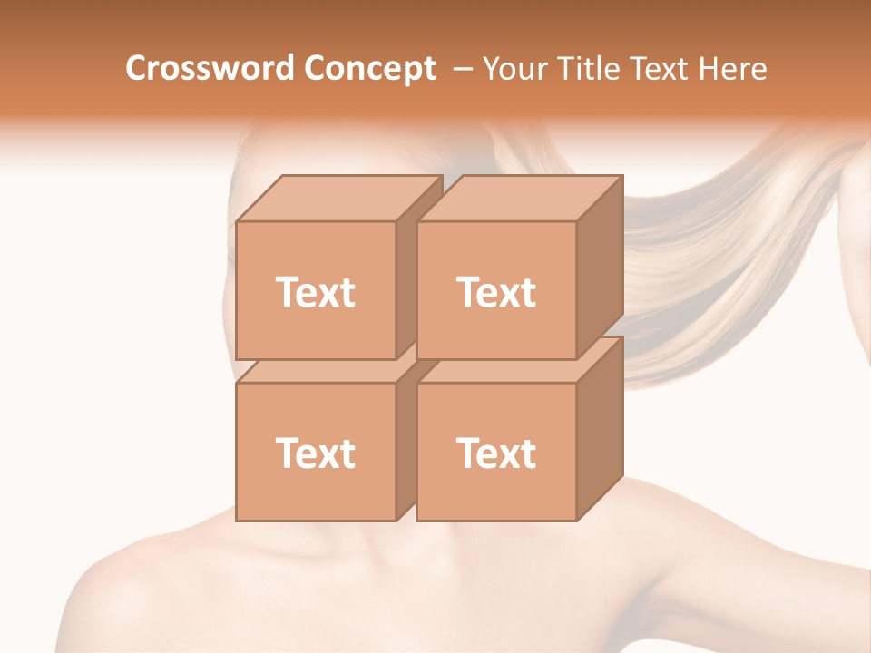 Isolated Brown Healthy PowerPoint Template