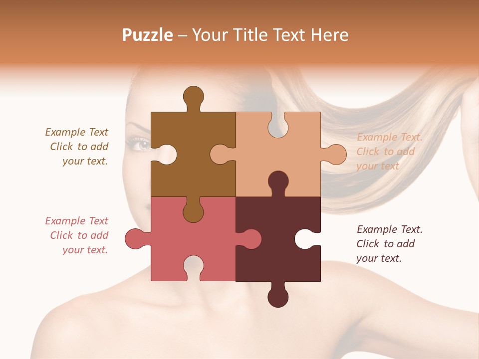 Isolated Brown Healthy PowerPoint Template