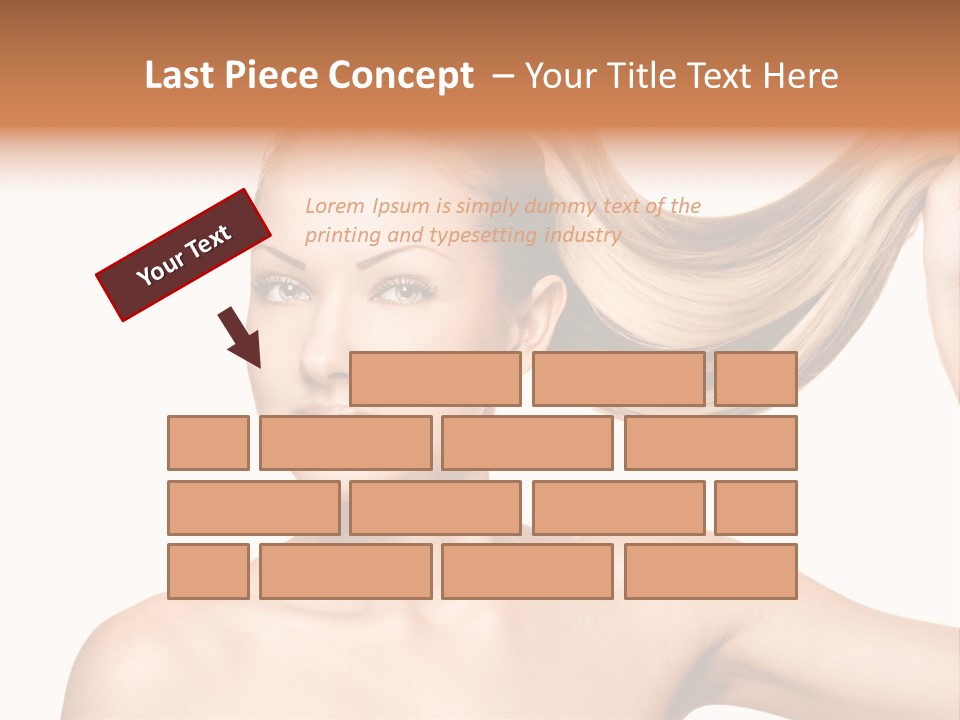 Isolated Brown Healthy PowerPoint Template