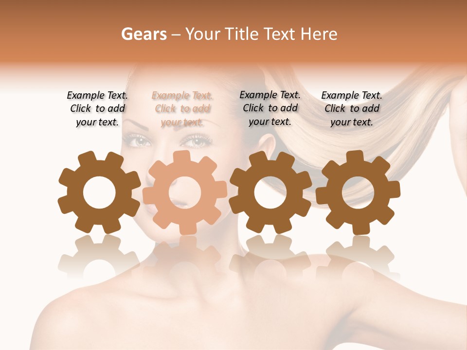 Isolated Brown Healthy PowerPoint Template