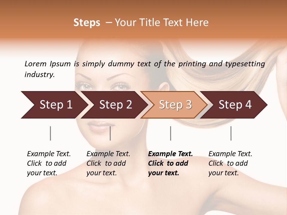 Isolated Brown Healthy PowerPoint Template
