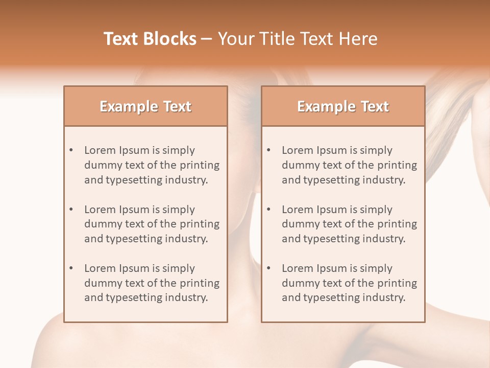 Isolated Brown Healthy PowerPoint Template