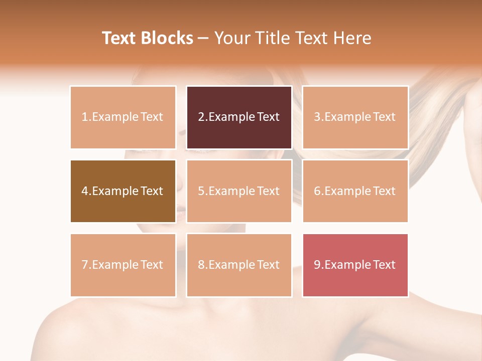 Isolated Brown Healthy PowerPoint Template