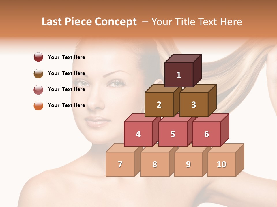 Isolated Brown Healthy PowerPoint Template