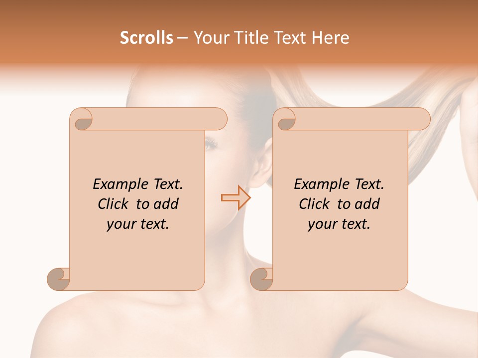 Isolated Brown Healthy PowerPoint Template