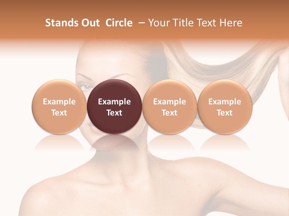 Isolated Brown Healthy PowerPoint Template